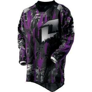   One Industries Youth Carbon Twisted Jersey   Medium/Purple Automotive