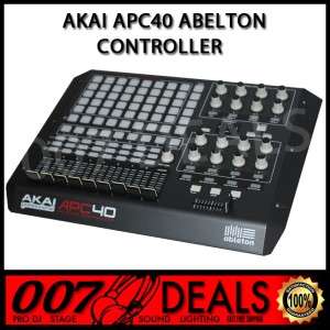 NEW AKAI APC40 ABELTON CONTROLLER AND SOFTWARE FOR PRO DJ CLUB STAGE 