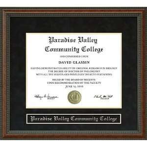 Paradise Valley Community College (PVCC) Diploma Frame  
