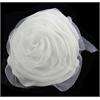 White Rosette Wedding Flower Girls Hair Band Headband  