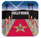 Hollywood/Movi​e Night Theme Party   Red Carpet Dinner Plates x 8