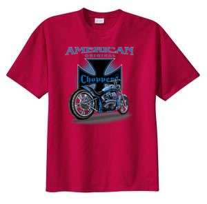 American Original Chopper Biker T Shirt S  6x  