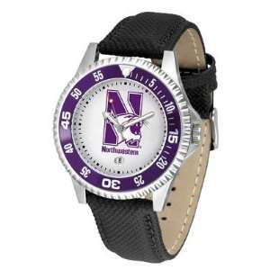  Northwestern Wildcats Suntime Competitor Poly/Leather Band 