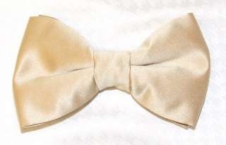 Italian Satin Bow Tie   Clip on, Banded or self tie  