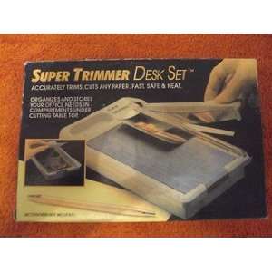  Super Trimmer Desk Set Accurately Trims, Cuts Any Paper 