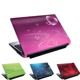 15 Pink PVC Laptop Skin Cover Flim Art Decel For Dell  