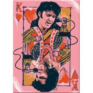  Elvis King Of Hearts Magnet 26341E