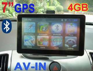 Car GPS Navigation  FM Bluetooth AV IN WinCE 6.0 free map 4GB 