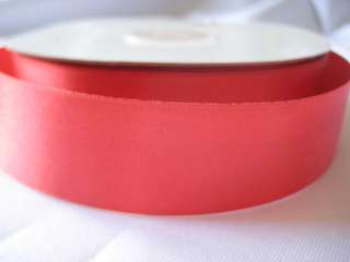 Beautiful double faced satin ribbon, 1 in wide. Each roll contains 50 