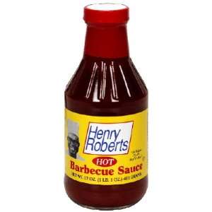  Henry Robert, Sauce Bbq Hot, 17 Ounce (12 Pack) Health 