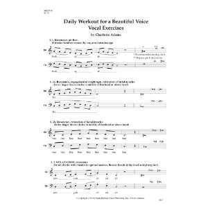   Voice   Vocal Exercises (Educational Octavo, SATB) Charlotte Adams