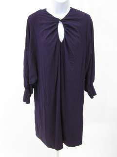 NICOLE MILLER COLLECTION Purple Tunic Dress Sz M  