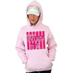  Hot Pink Bride Hooded Pullover Sweatshirt (Size large 