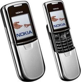 New Unlocked NOKIA 8800 Silver Mobile Phone CAMERA JAVA GPRS  
