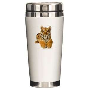    Ceramic Travel Drink Mug Bengal Tiger Youth 