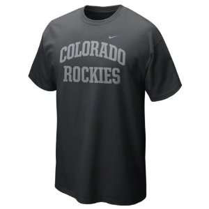  Colorado Rockies Black Nike 2012 Arch T Shirt