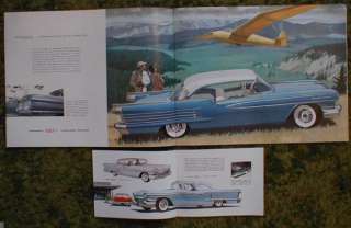1958 Oldsmobile Catalog Brochure Small & Deluxe Pair 58  