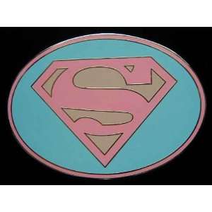  Officially Licensed Dc Comic Super Girl Logo Pink Belt 