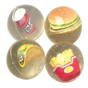  Fast Food Bouncy Balls Toys & Games