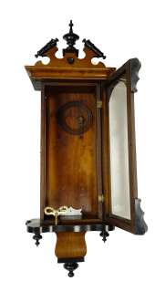 Rare, very small Antique German Junghans wall clock at 1880/1900 RA 
