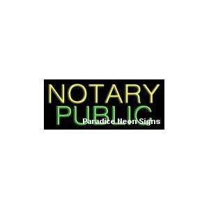  Notary Public Neon Sign 10 x 24
