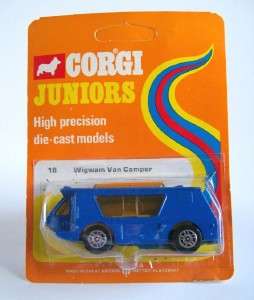   Wigwam Camper Van , all original model in plastic bubble on colour