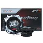 cadence cs3 65 6 5 inch 3 way car audio speakers pair one day shipping 