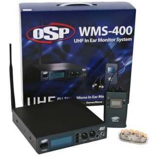OSP WMS 400 UHF In Ear Wireless Stereo Personal Monitor  