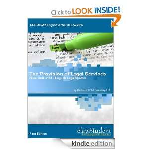 The Provision of Legal Services   OCR Unit G151   English Legal 