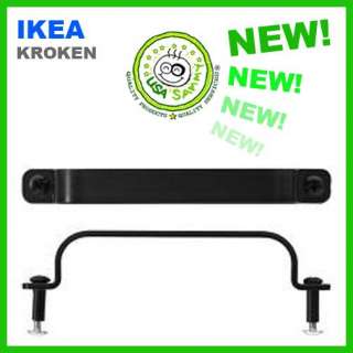 NEW IKEA Kroken Drawer Pull Door Handle Knob Black NIP  