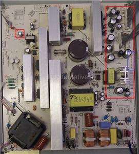 Repair Kit, LG 42LC7D UB PCB P/N EAY36769701, LCD TV, Capacitors only 