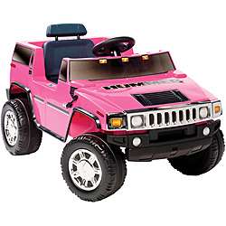 One seater Pink 6V Hummer H2 Ride on  