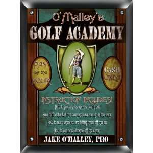    Personalized Golf Academy Sign (*3 Quotes*)