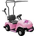 One seater Pink 6V Golf Cart Ride on with Golf Bag/ Clubs Compare 