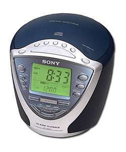 Sony AM/FM/TV Clock Radio with CD Player  