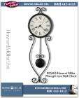 625392 Howard Miller 24 Quartz metal wrought iron pendulum Wall Clock 