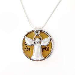   Silverplated I Believe in Angels Necklace  