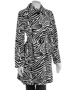 MICHAEL Michael Kors Zebra Print Rain Coat  