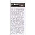 Thickers Printed Marquise White Chipboard Stickers 