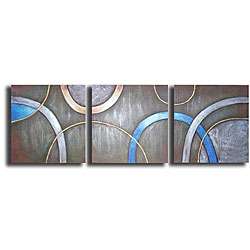 Modern Tailspin Hand painted Canvas Art  