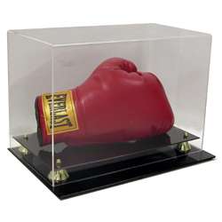   gold risers hand crafted sports memorabilia display case gold risers