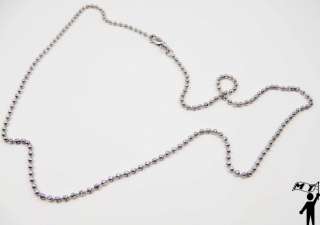 Fancy 18 14k SOLID White Gold Ball Diamond Cut Chain Necklace Italy 