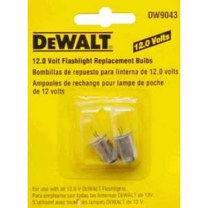    5 each Dewalt 12v Flashlight Bulbs (DW9043)