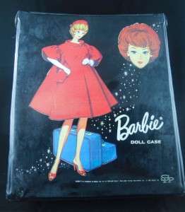 Vintage 1963 Barbie Case With 2 Barbies And Accessories  