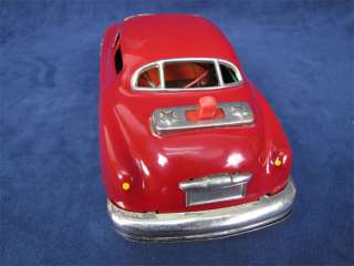Vintage Tin Battery Operated Hudson Toy Car Japan  