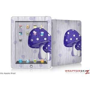  iPad Skin   Mushrooms Purple   fits Apple iPad by 
