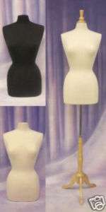 Mannequin Manikin Dress Form F6/8W+BS 01+ 1 Black Cover  