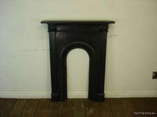 Original Victorian Corbel Cast Iron Bedroom Fireplace C1880  