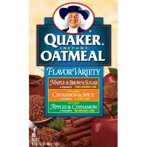 Quaker Instant Oatmeal Flavor Variety   12 Pack  Grocery 