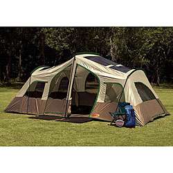 Texsport Sequoia Pass Three Room Family Cabin Tent  